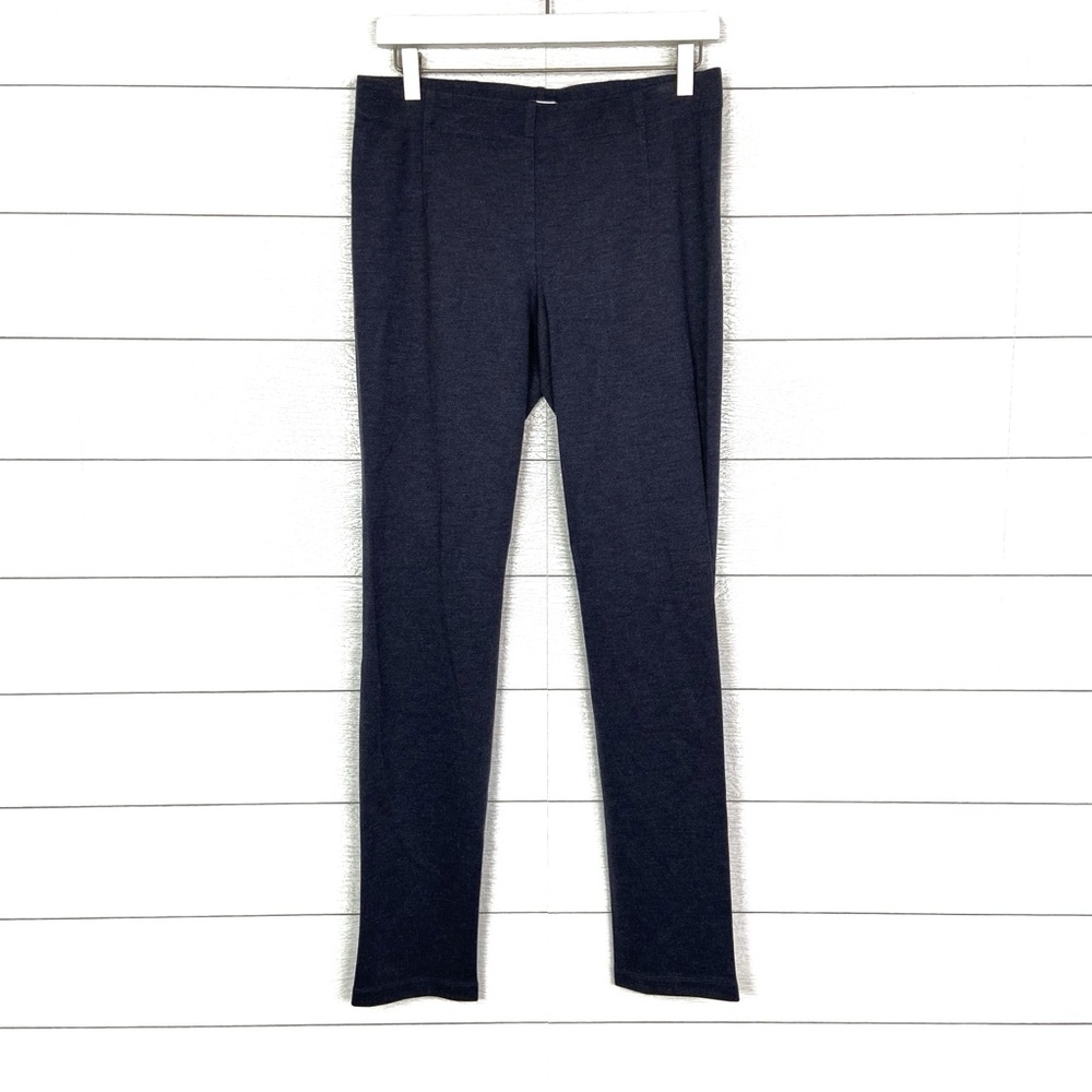 NWT VINCE Twill Legging Large Blue Stretch Seamed New
